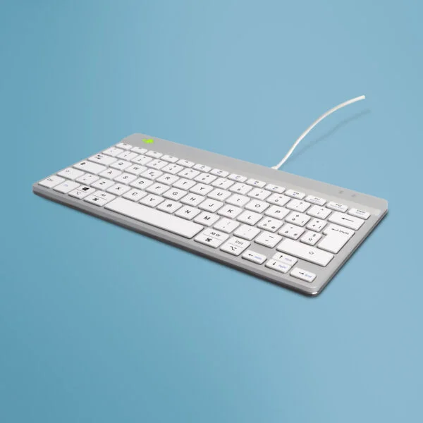 R-Go Compact Break (wit, bedraad, QWERTY - IT)